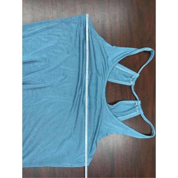 Gymshark Blue Tunic Active Tank Top Size Large - Picture 5 of 8